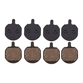 Alomejor Pastillas de Freno para Bicicleta de Disco, Resina Semimetálica, Alta Resistencia y Frenado Suave, para Ciclismo Montaña, Ciudad y Carretera