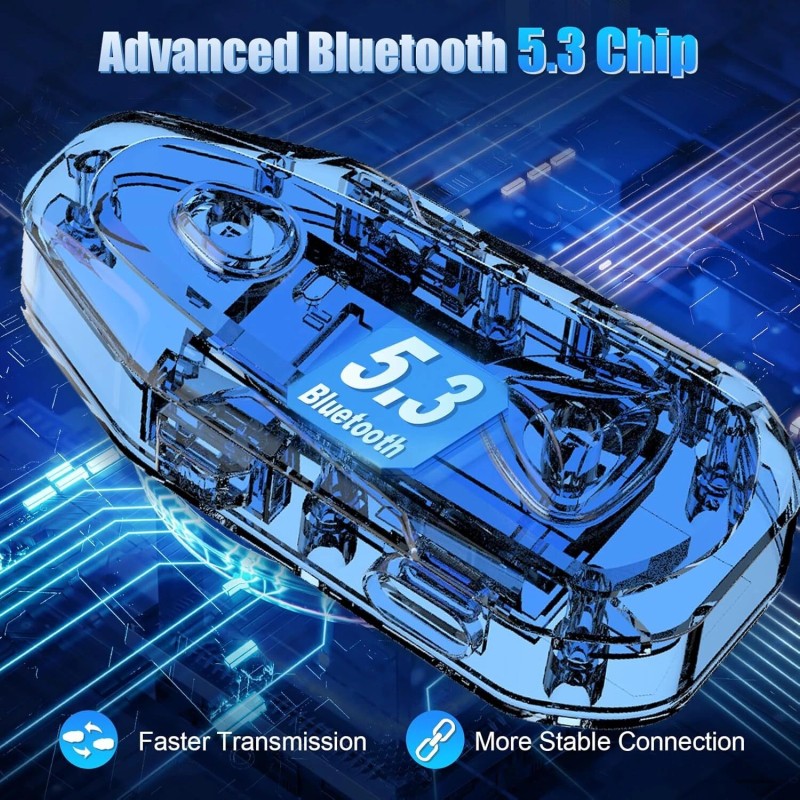 EJEAS E1 Motorcycle Helmet Speaker Bluetooth 5.3 Headset for Single