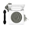 DE'LANCI Dark Gray Eyeshadow Matte, Single Matte Grey Eyeshadow Palette
