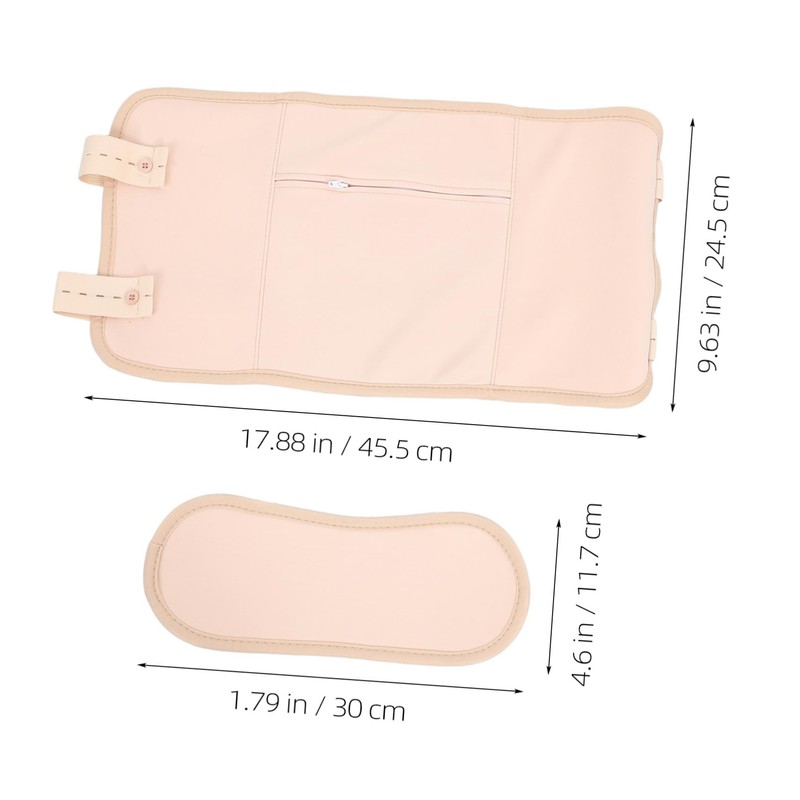 Healvian 1set Castor Oil Pack Wrap for Neck and Waist