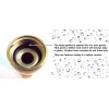 S&H Garden Hose Nozzle Heavy Duty Brass