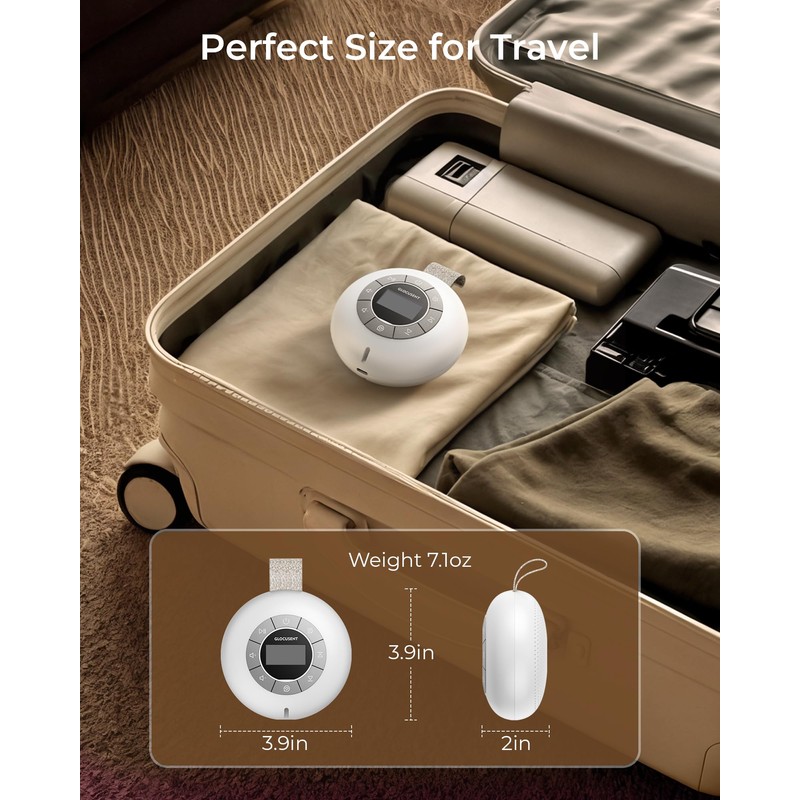 Glocusent Portable Sound Machine for Baby Kids Adults - 62
