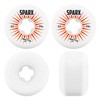 Ricta Wheels Sparx Skateboard Wheels 99a White 53mm