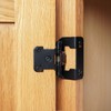 Decobasics 1/2" Overlay Semi Partial Wrap Around Kitchen Cabinet Hinges