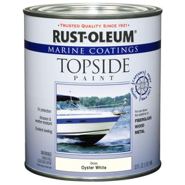 Rust-Oleum 207001 Marine Coatings Topside Paint, Quart, Oyster White 32 Fl Oz (Pack of 1)