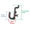 Peg Board Plastic J Hook Style Hooks | Garage Tool