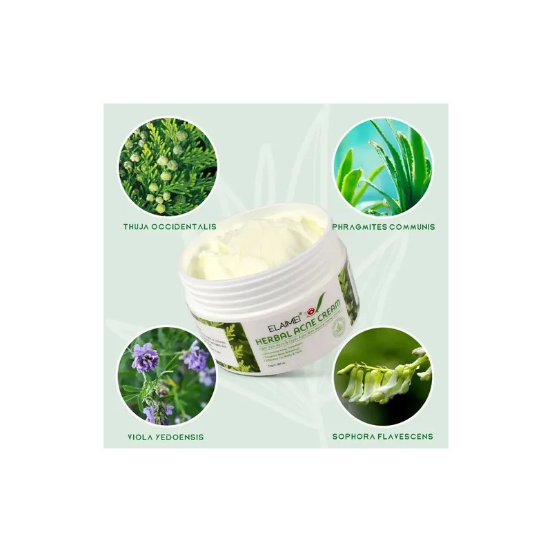 Crema Facial Elaimei Para El Cuidado Del Acné (50g)