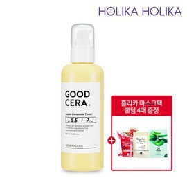Good Cera Super Ceramide Toner + 4 Holika Mask Packs Randomly Gifted / 굳세라 수퍼 세라마이드 토너+홀리카마스크팩 4매 랜덤증정