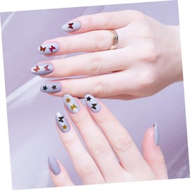 WOONEKY Nail Art Glitters Sequin Jewelry Makeup Sequins Nail Art Charms DIY Supplies Decoration