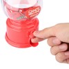 (Red) - Portable Children Candy Machine Plastic Mini Gumballs Dispenser