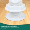 ORLANG 2In Thru Hull Fittings for Boats, ABS Plastic Through