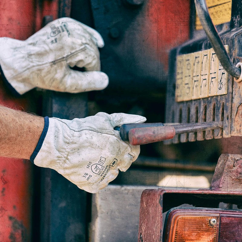 Gebol Driver | High Resistance Leather Work Gloves | Leather
