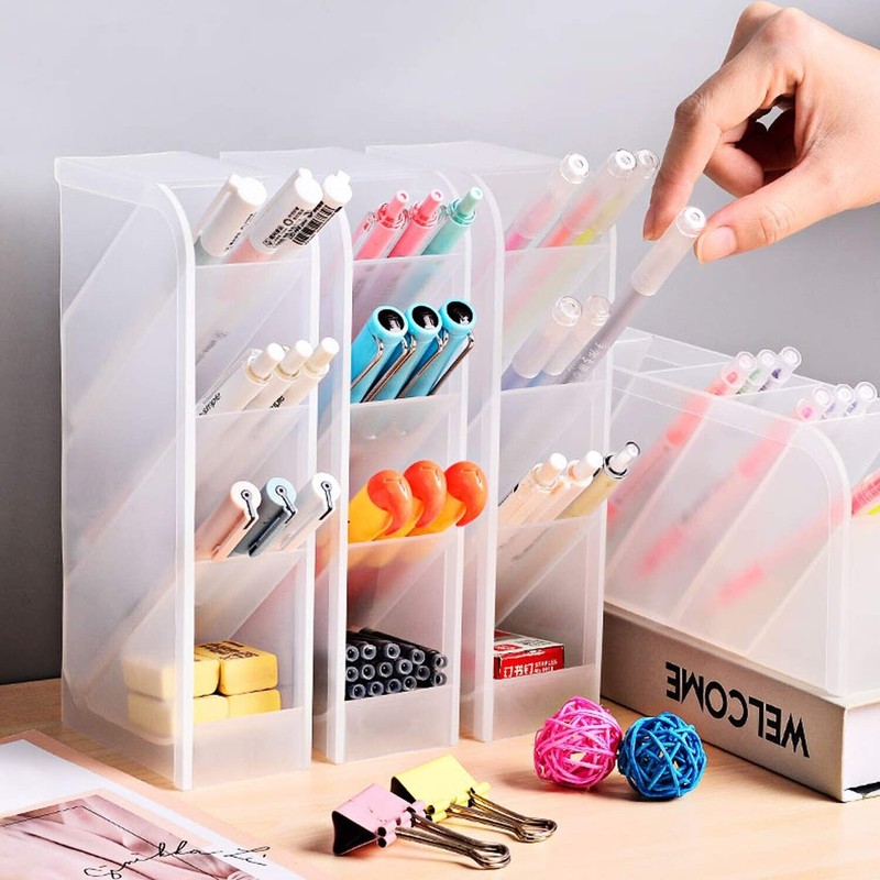 PeoTRIOL Pen Organizer, Pencil Holder, Multi-Function