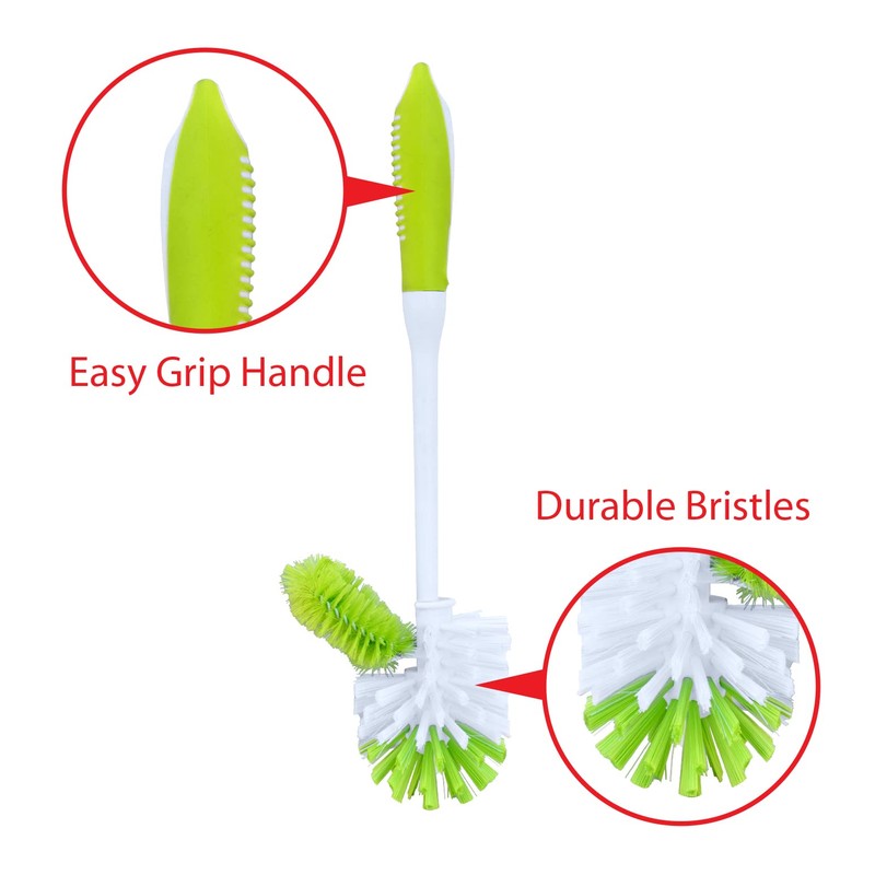 Pine-Sol Toilet Bowl Cleaner Brush with Holder | Heavy Duty
