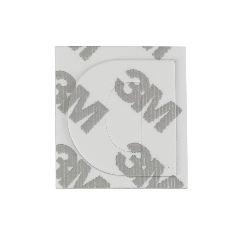 Metal Emblem Decal Logo Trim Badge Text Lettering"E" (Silver)