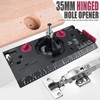 35mm Hinge Boring Jig Woodworking Hinge Hole Drilling Guide Locator
