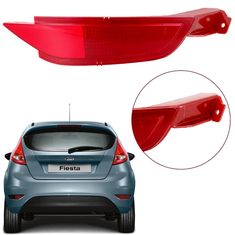 Twowinds Bumper Reflector, Cat Eye Reflector, Red Reflector for Rear