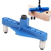 2-In-1 Straight Hole Locator Kit Doweling Jig Drilling Guide Hole