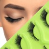False Eyelashes Natural Look Fox Eye Lashes Wispy Fake Lashes