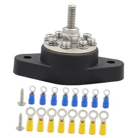 SHOWERORO 1 Set Terminal Bus Bar Electrical Distribution Block for Car Rv Boat Durable Terminal Block with Screws for Automotive