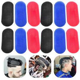 Paquete Pinzas Cabello Hair Gripper Accesorios Barbería Pegatina Velcro Corte Cabello Barber Anti Deslizante Sin Daños Peineta Hair (Surtido / 12 Pieza)