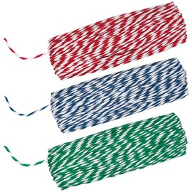 Unique Assorted Colors Red, Blue & Green Baker's Twine (45 Yards) 1 Pc. - Heavy Duty Twine for Crafting, Gift Wrapping, and DIY Projects – Perfect for Weddings, Parties, and Scrapbooking