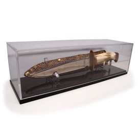Knife Display Case 14in Stand with Sheath or Scabbard Holder Fits Custom Work and Randall Knives (50014-2)