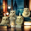 Silicone Nighthawk Mold - Owl Pillar Silicone Resin Casting Molds