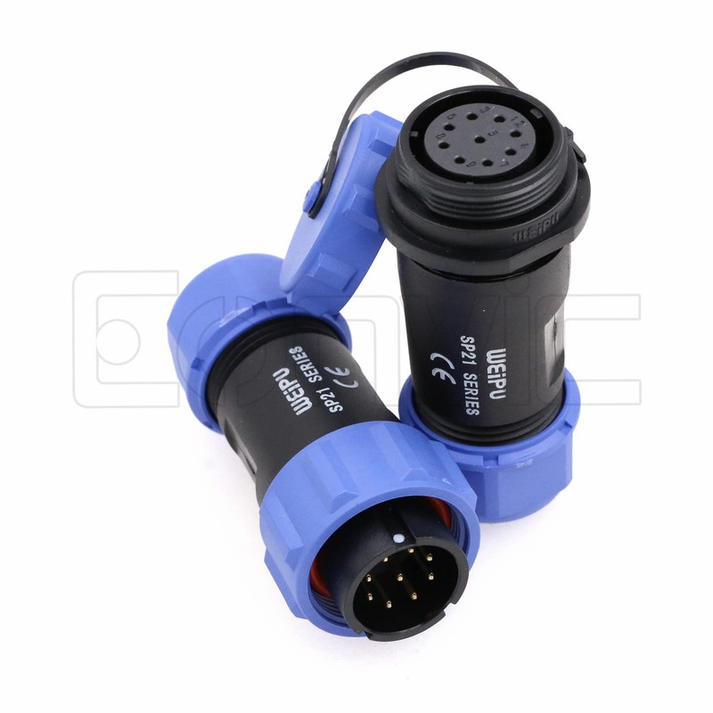 Eonvic Weipu SP21 2-12 Pin Male Waterproof Connector Plug Female