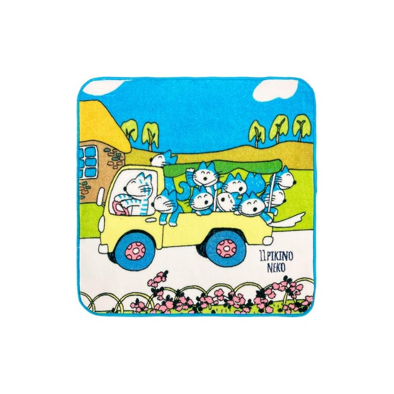 Hayashi 065722 11 Piki Cats Petite Towel 11 Pikin Cats