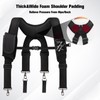 UMYLOV Tool Belt Suspenders, Work Belt Suspender Suitable for Construction