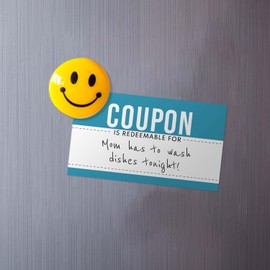 Multicolor Fill In Coupon Cards / 100 Colorful Customer Vouchers / 2" x 3.5" Business Card Sized Classroom Reward Cards/Made In The USA