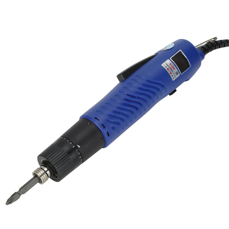 Electric Screwdriver Semi Automatic Adjustable Torsion 850rpm for 2‑6mm Screw