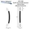 RecPro RV Soft Touch Assist Handle | 18.5" L |