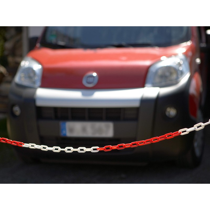 Meister Absperrkette 5 m of Red/White, 4520050