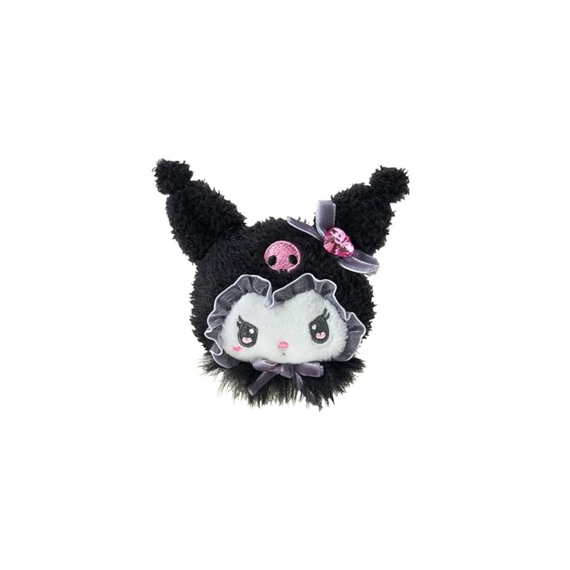 Sanrio 552127 Face Shaped Hair Clip, Chrome, Polyester, Steel, For