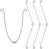VARMDUKKE 4pcs Recessed Light Fixtures Spring Clips, 4.64 Inch Half