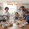 Yiyiring Set of 8 Mini Banneton Bread Proofing Basket with