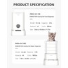 PAWGETHER® 2 Pack Gravity Cat Feeder and Water Dispenser 1