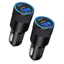 AILKIN Cargador de coche PD USB C de 30 W, USB tipo C, bloque de carga rápida                                                                         