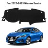 Unbranded For 2020-2025 Nissan Sentra Anti-Slip Cab Dashboard Sun Cover