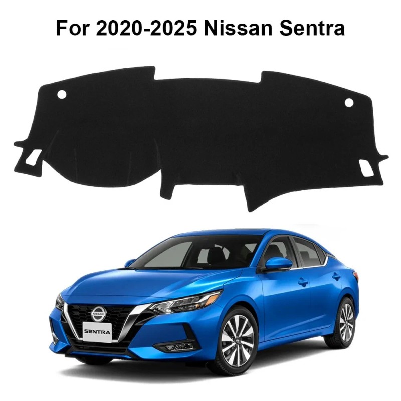 Unbranded For 2020-2025 Nissan Sentra Anti-Slip Cab Dashboard Sun Cover