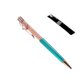 NEO+ Quality Ballpoint Pen with Crystals - Refill and Pen Pouch Included - I AM UK Seller (PEACOCK PENDANT)