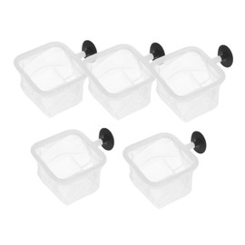 GANAZONO 5pcs Aquarium Breeding Net with Cups Fish Separator for Safe Breeding and Isolation for Fish Freshwater Tanks