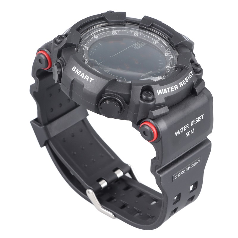 Men Digital Watch LED Backlight Multi Functional Water Resistant Watch