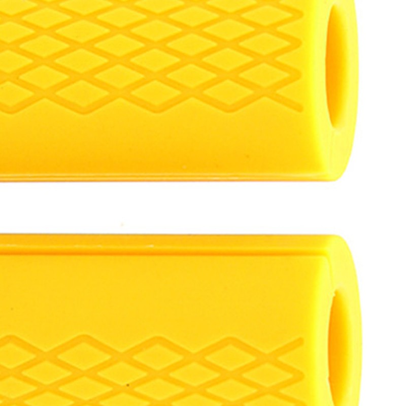 2Pcs Silicone Barbell Grips Prevent Slip Thick Bar Dumbbell Grips