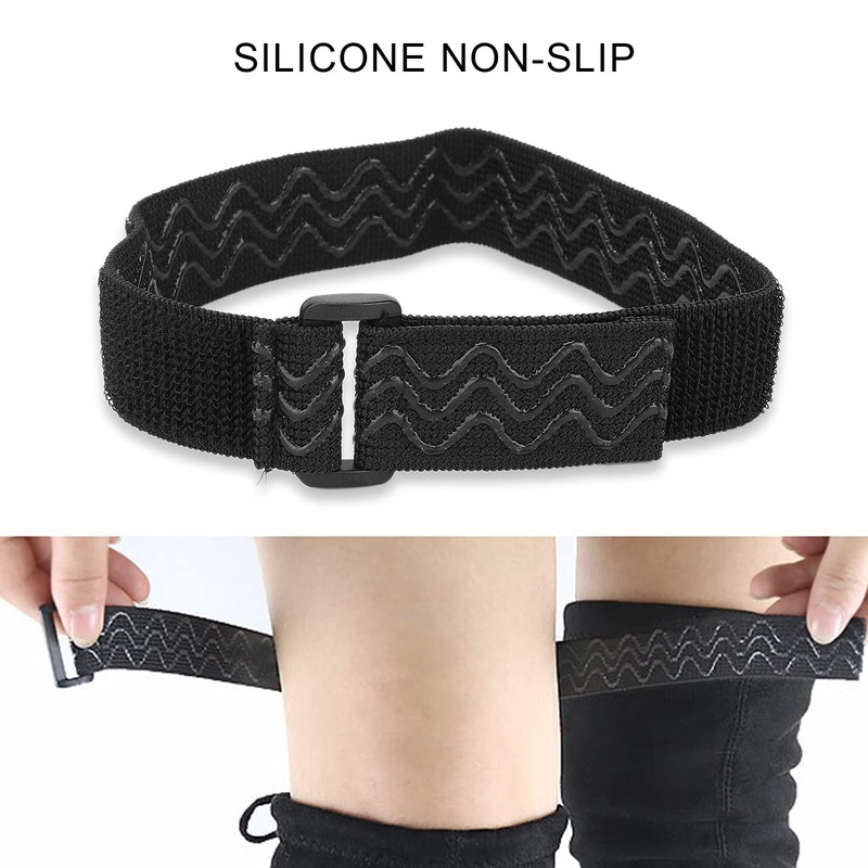 Knee boots straps, 2 pieces Knee boots women anti-slip boots