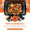 guogiyala 2PCS Grill pan: Grill topper for outdoor grill -