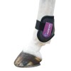 Shires Arma Fetlock Boots - Black/Plum: Cob/Full