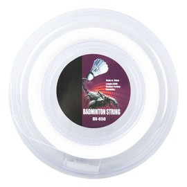 0.72mm 200m Badminton Racquet String Nylon Badminton Training Racket String Line BX 650 White